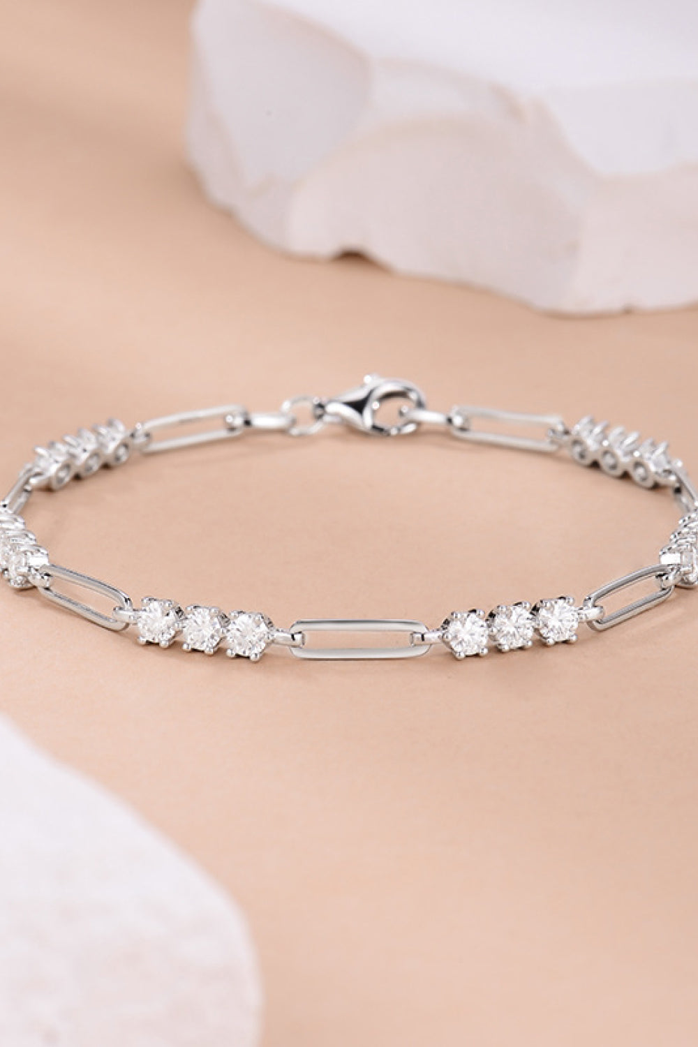 1.8 Carat Moissanite 925 Sterling Silver Bracelet SETEPENRA .