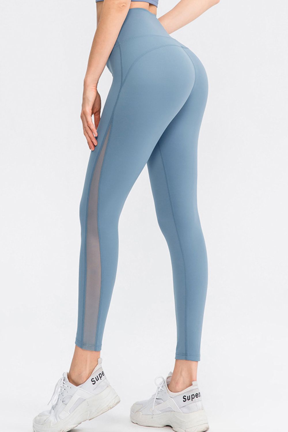 Wide Waistband Slim Fit Long Sports Pants SETEPENRA .