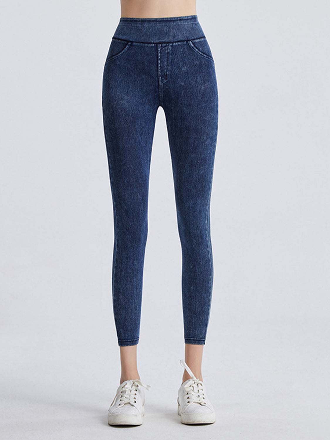 Wide Waistband Sports Leggings SETEPENRA .