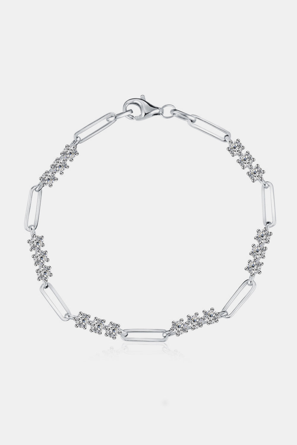1.8 Carat Moissanite 925 Sterling Silver Bracelet SETEPENRA .