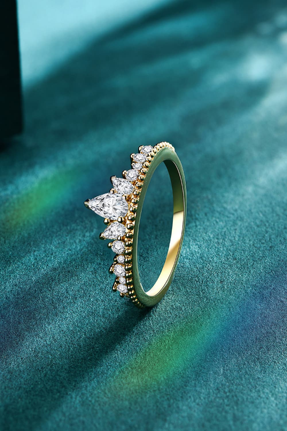 Crown Shape Moissanite Ring SETEPENRA .