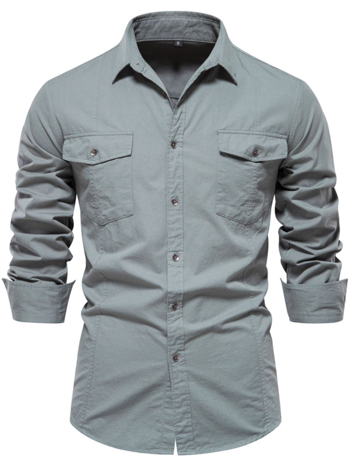 Men's Button Down Collared Neck Shirt SETEPENRA .